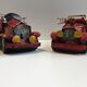 Collector toys duo of old miniature fire trucks 1930