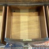 1930s English walnut back desk