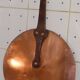 Set of 3 copper lids late nineteenth early twentieth century