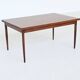 Niels Otto Moller large extendable dining table in rosewood Denmark 1960