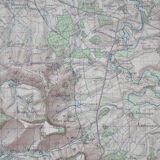 Vintage map of Nomeny
