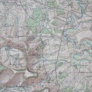 Vintage map of Nomeny