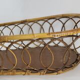 Wicker baby bassinet