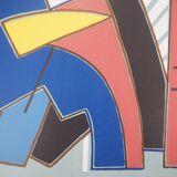 Alberto magnelli: blue composition - original lithograph