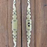 Hand-carved French rustic wardrobe