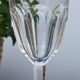 Pair of Baccarat crystal water glasses model Compiègne