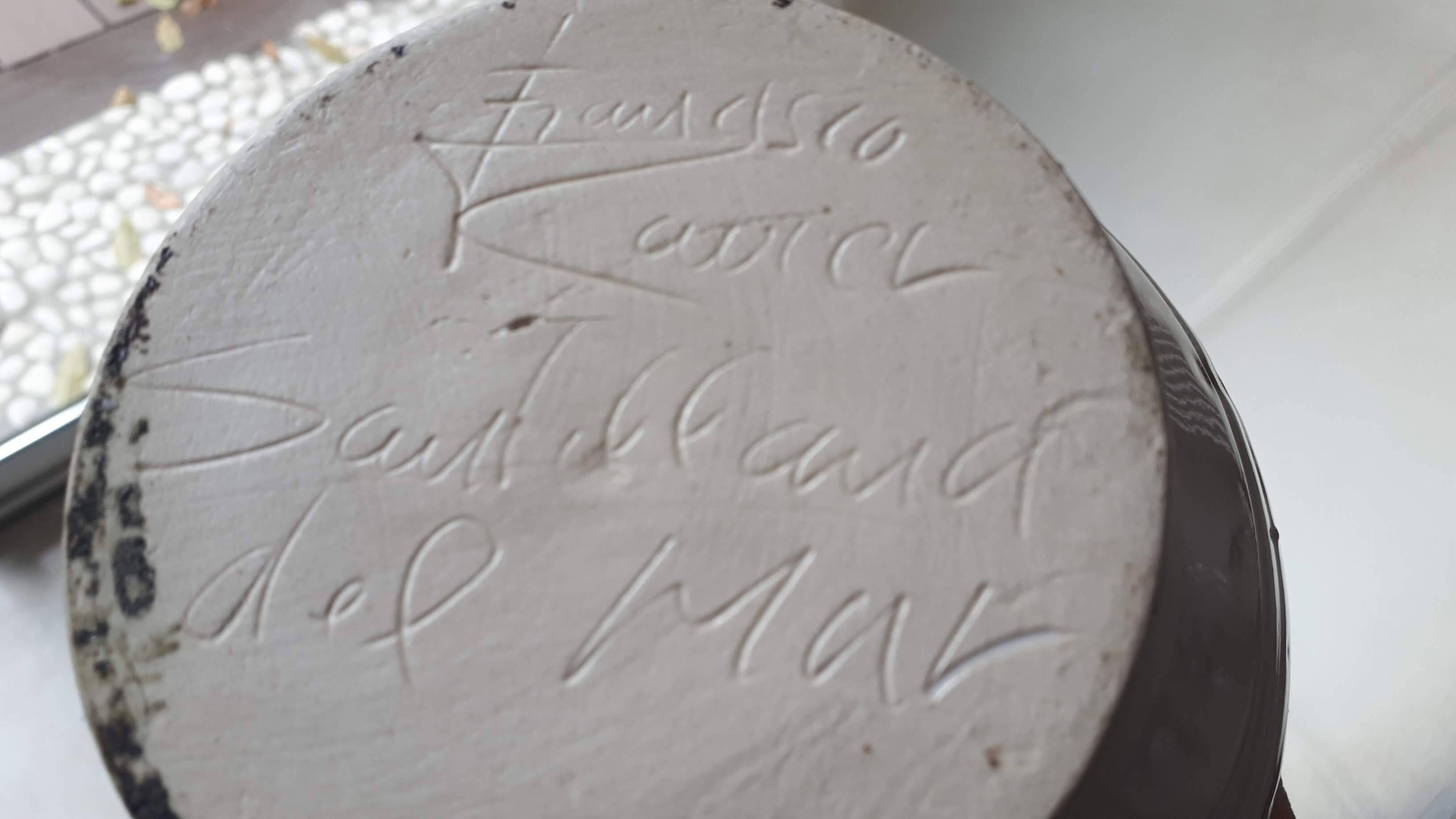 Vase jug art pottery signed