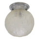 Art Deco globe ceiling lamp
