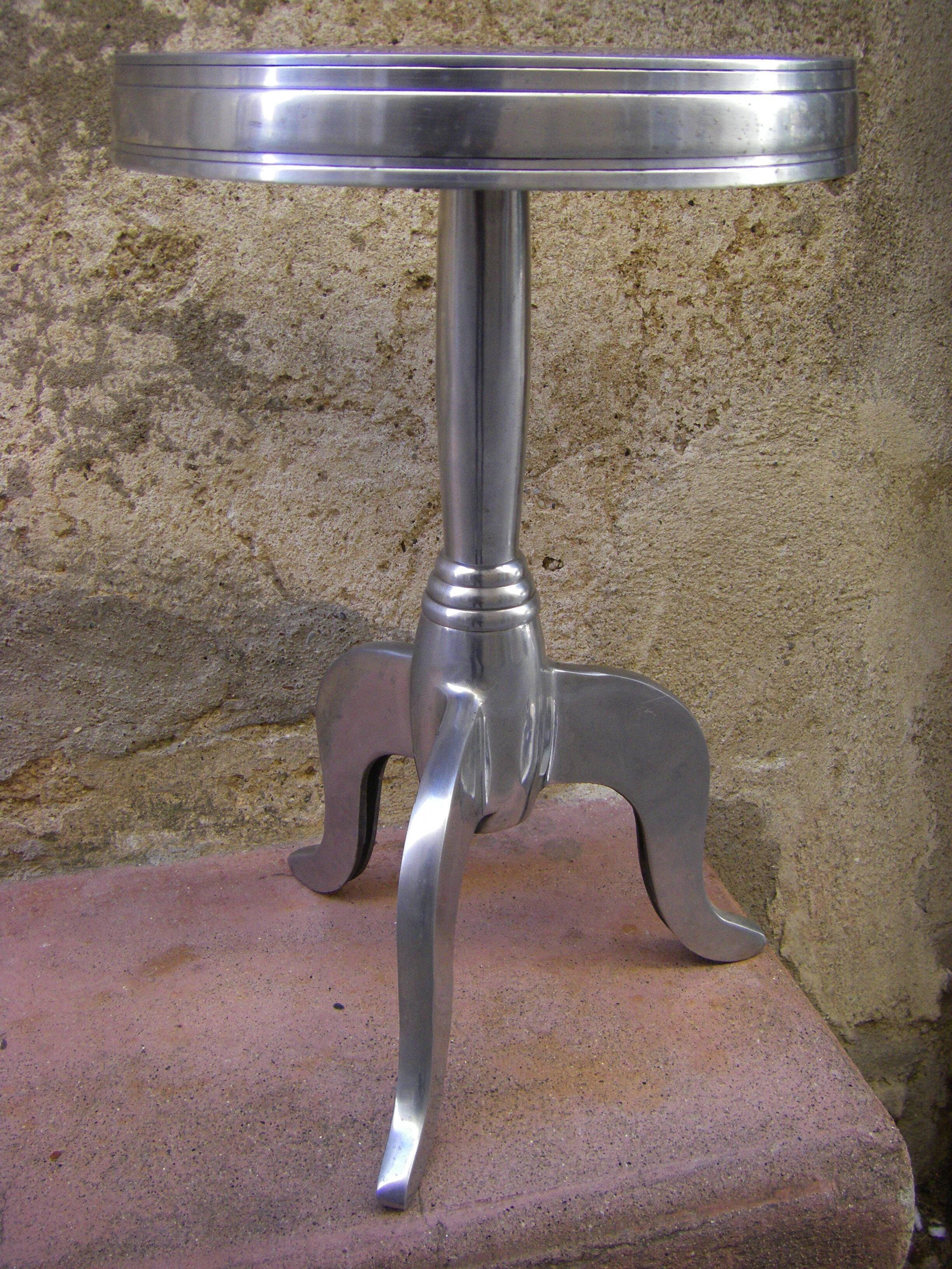 Small vintage pedestal table