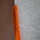 2 orange perspex and plexiglass wall lights from the 60s-70s.