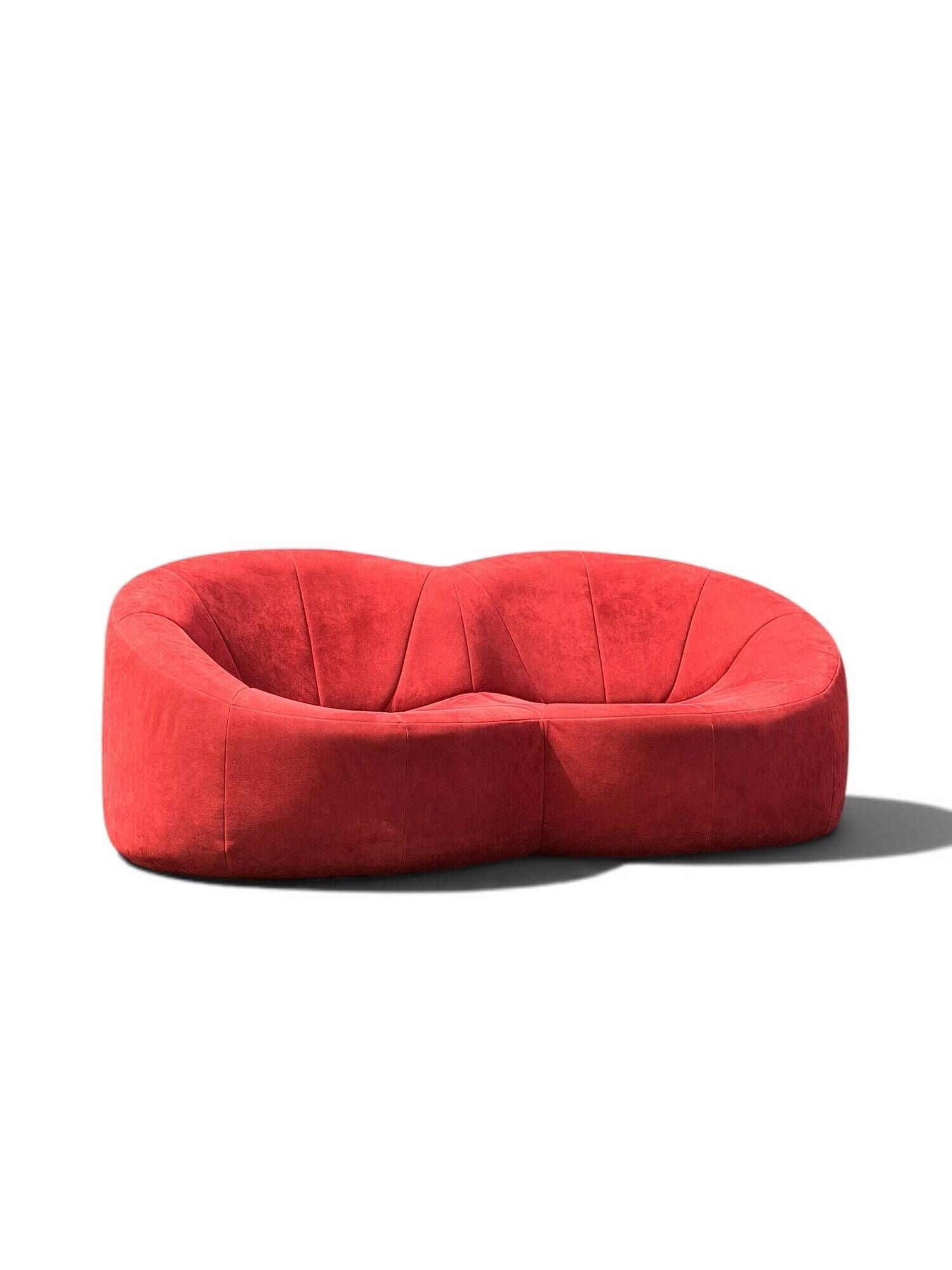 Red Pumpkin Sofa for 2 - Pierre Paulin - Ligne Roset (circa 2000)