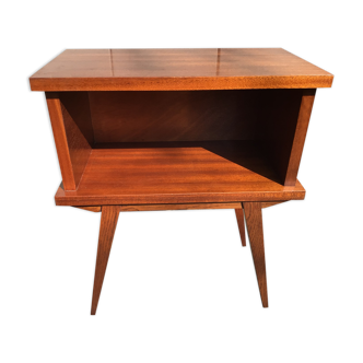 Bedside teak feet compass