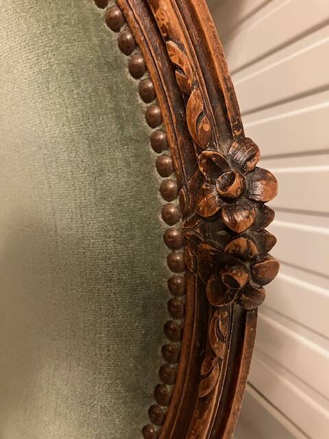 Pair of louis xv convertible armchairs