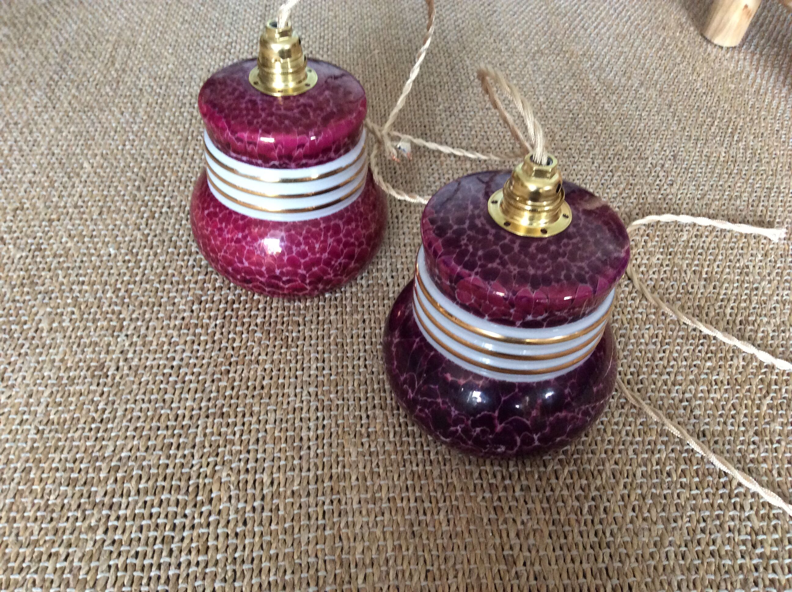 Vintage pendant lamps