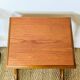 1960s Scandinavian nesting coffee table in teak.