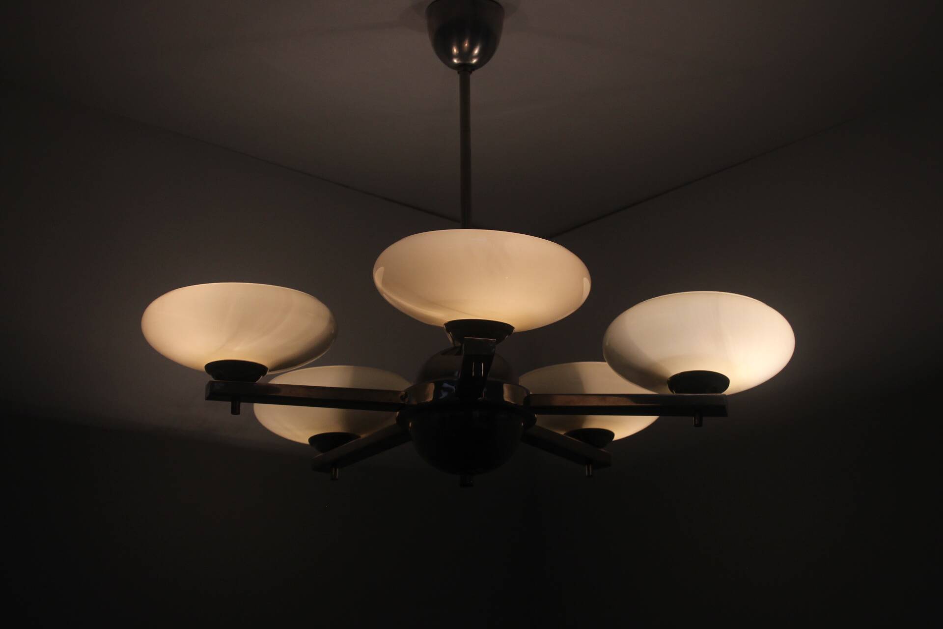 Art Deco Candlestick 1930s, Czechoslovakia