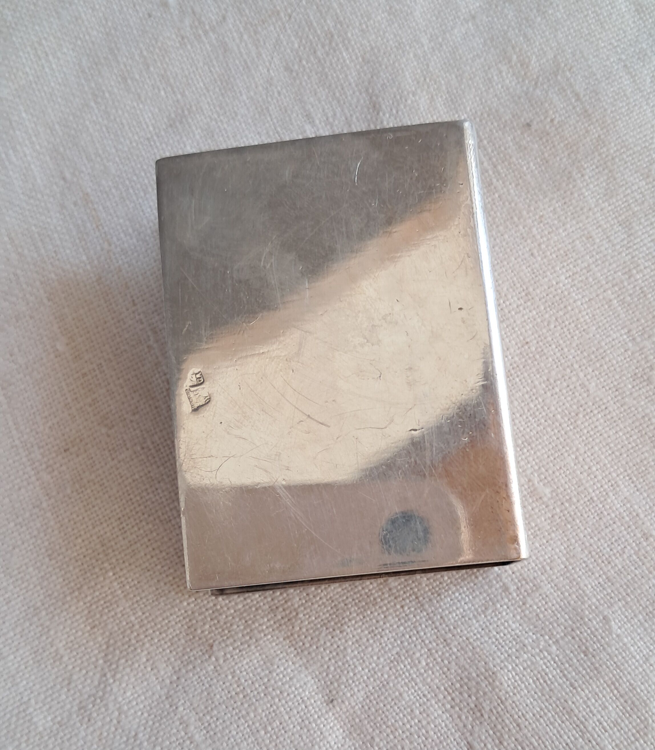 Vintage silver-plated smoker's or desk set – 4 pieces