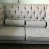 2-seater tufted toad sofa — custom made