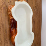 Earthenware buffalo terrine by Michel Caugant