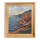 Cowez rocky coast marine painting