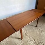 Scandinavian extendable teak table 147/191/235x88cm vintage an60