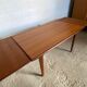 Scandinavian extendable teak table 147/191/235x88cm vintage an60
