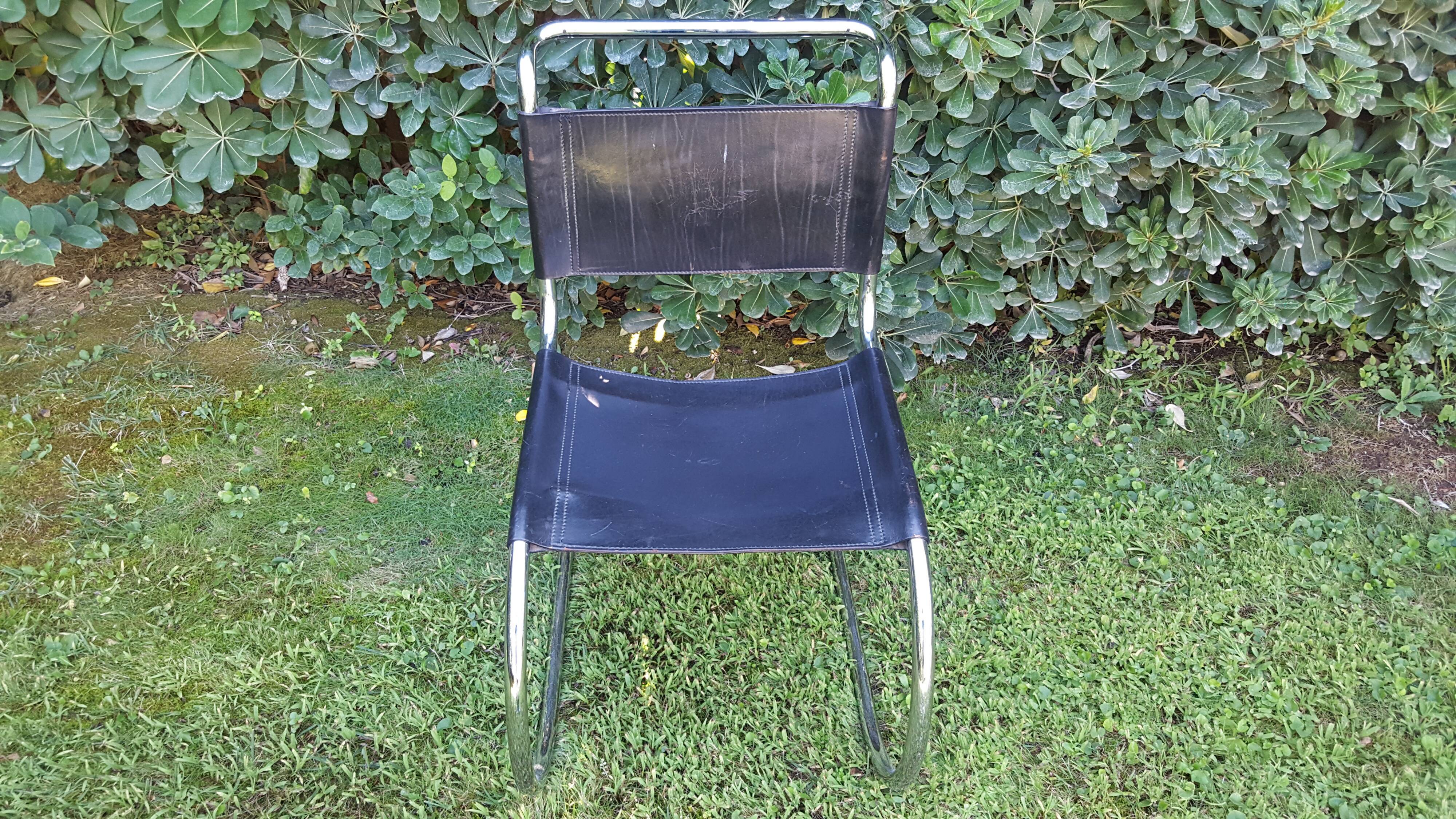 Chaise Mies van der Rohe for Fasem 1983