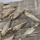 12 duck knife holders in silver metal