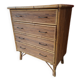 Bamboo chest of drawers