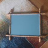 Vintage wooden mirror