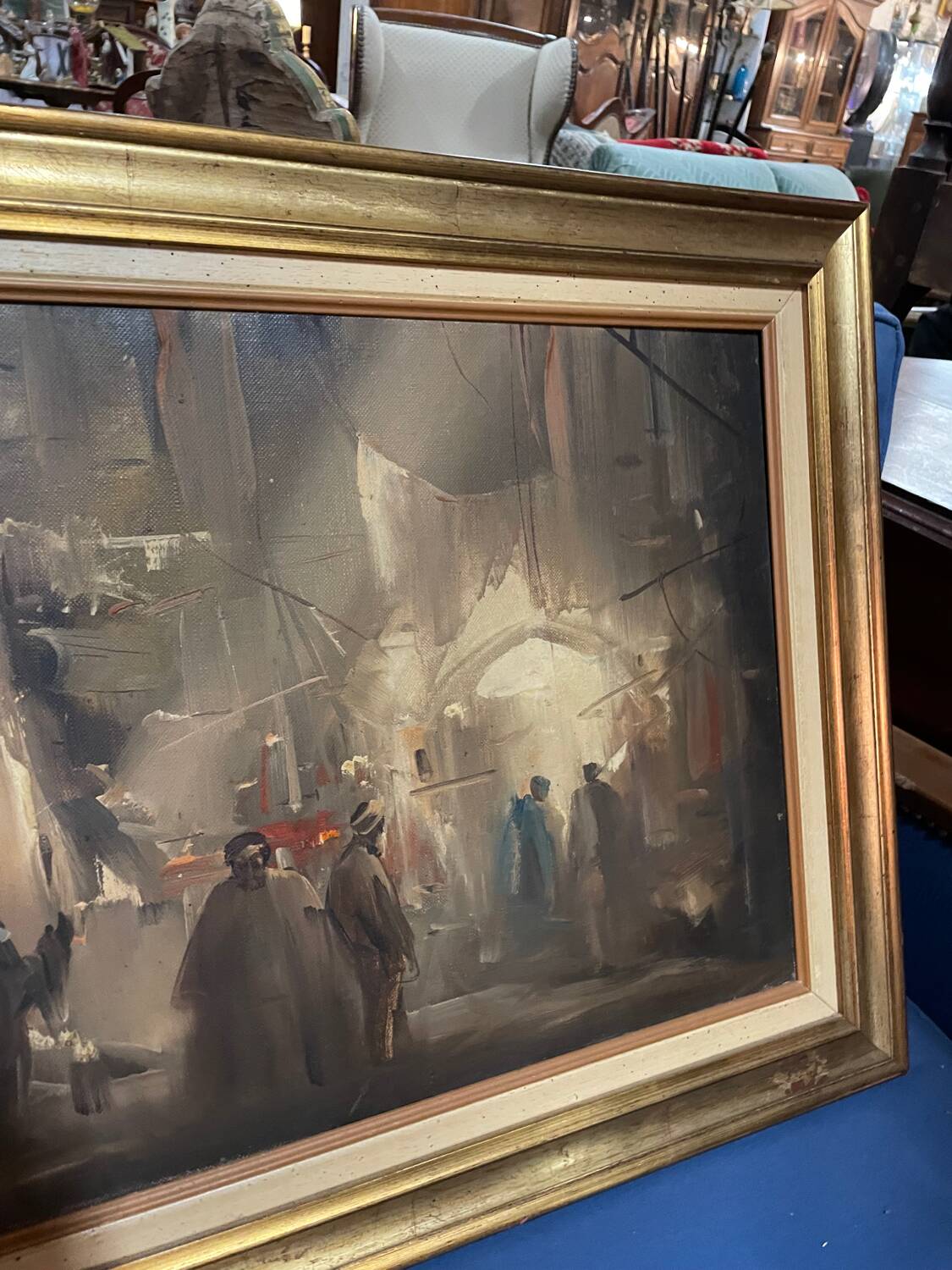 Orientalist painting signed