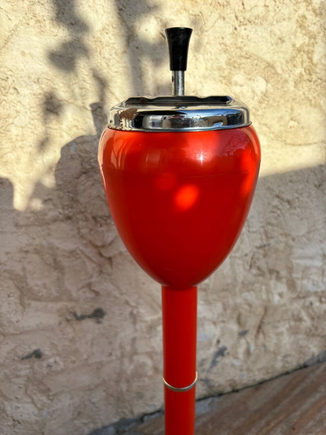 Vintage space age orange ashtray (1970s)