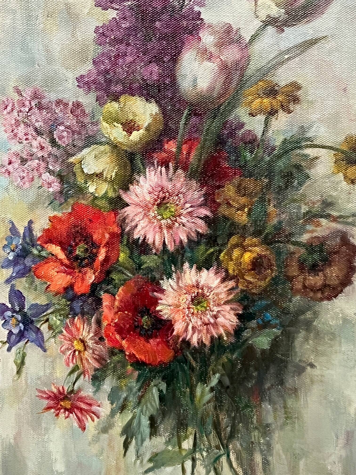 A. Lombaert. Painting "Bouquet".