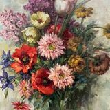 A. Lombaert. Painting "Bouquet".