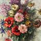 A. Lombaert. Peinture "Bouquet".