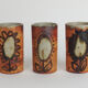 Set of six ceramic cups by "The Dove"