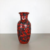 Large Pottery super color Fat Lava Multi-Color 239-41 Vase Scheurich WGP, 1970s