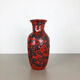 Large Pottery super color Fat Lava Multi-Color 239-41 Vase Scheurich WGP, 1970s