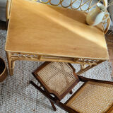Rattan desk