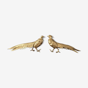 Pair of regency golden pheasants year 70