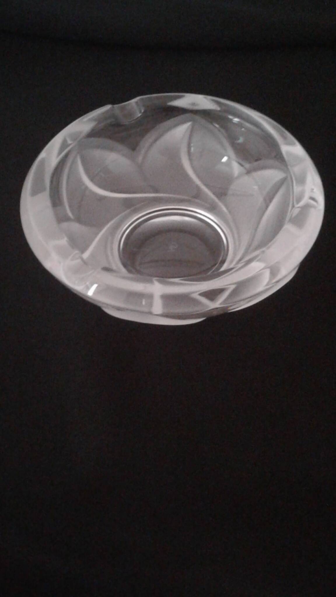 Cendrier en cristal
