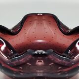 Cendrier ou vide-poches magnifique des années 1960 par Flavio Poli pour Seguso. Fabriqué en Italie.