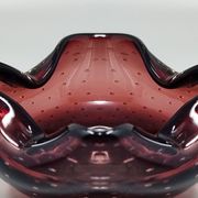 1960s Gorgeous Ashtray or Catchall by Flavio Poli for Seguso. Made in Italy
