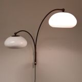 Space Age mushroom doublet arc wall lamp with , Dijkstra 1970s