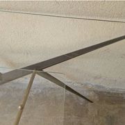 Table basse à double plateau de verre par Angelo Ostuni, 1950