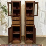 Pair of mahogany cabinets from the early 20th century.