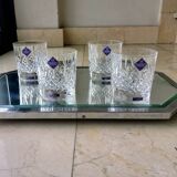 4 Edinburgh Crystal whiskey glasses