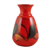 60 years red vase