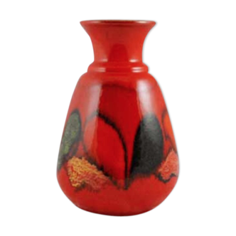 60 years red vase