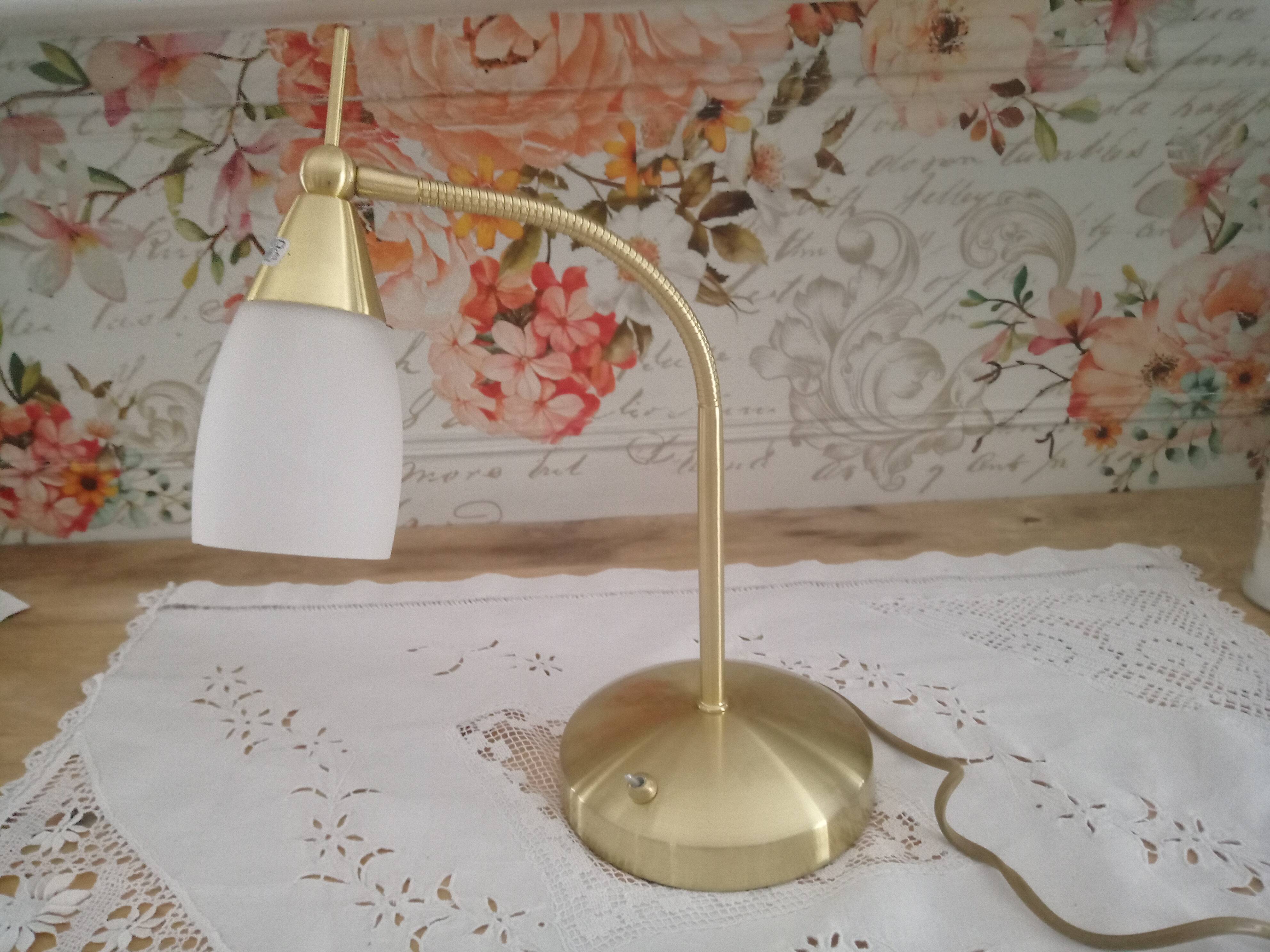"Luigi Ferro" gold brass lamp